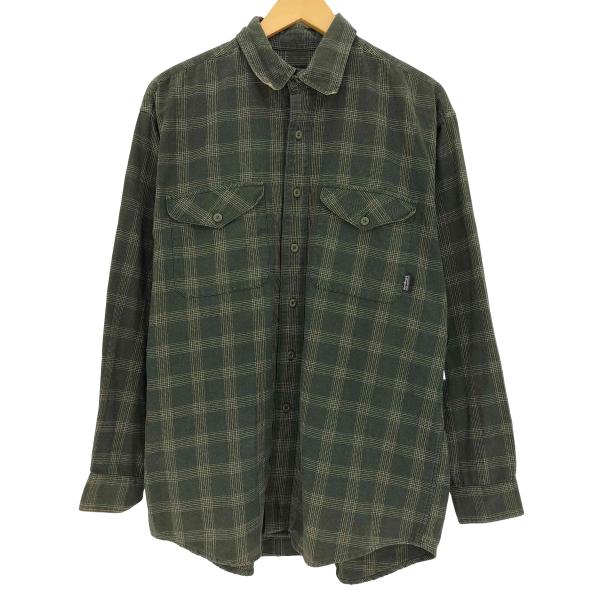 patagonia(パタゴニア) 80-90s ポルトガル製 ORGANIC COTTON タータン...