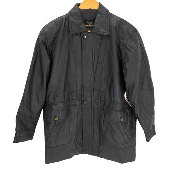 USED古着(ユーズドフルギ) {{F.CONCEPT}} ピッグスキンレザーハーフコート メンズ ...