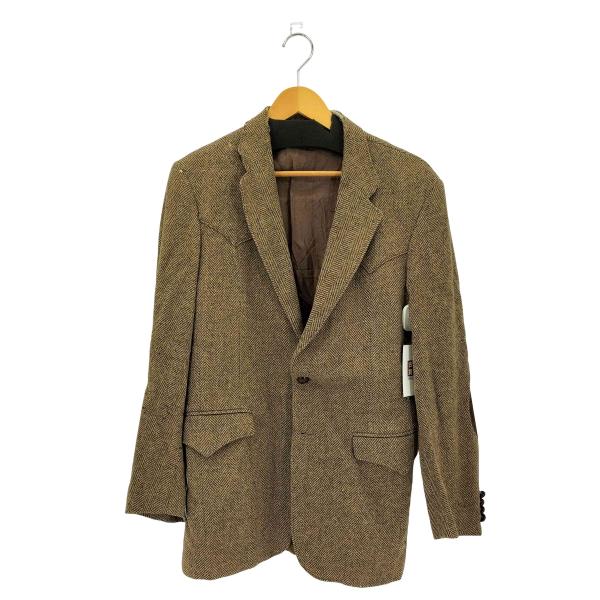 FARAH(ファーラー) 70~80s ウエスタンヨーク エルボーパッチ ヘリンボーンテーラードジャ...