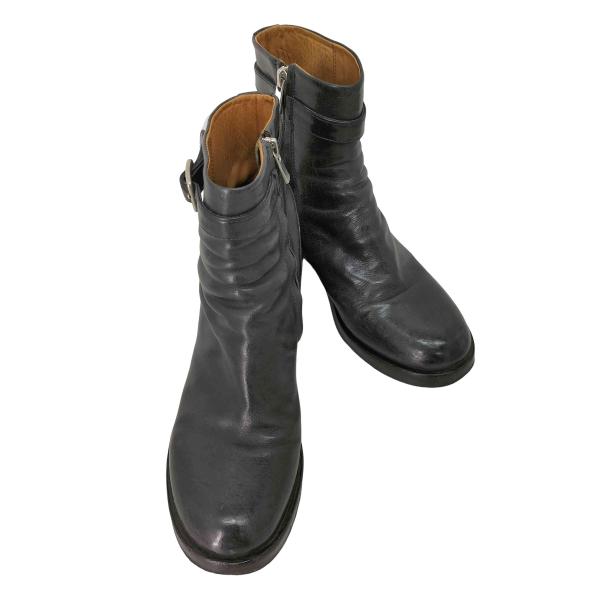 USED古着(ユーズドフルギ) オフィチーネクリエイティブ /  サイドジップ ベルト ヒール ブー...