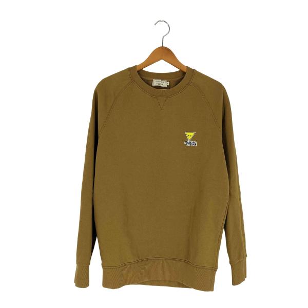 MAISON KITSUNE(メゾンキツネ) TRIANGLE FOX PATCH クルーネックスウ...