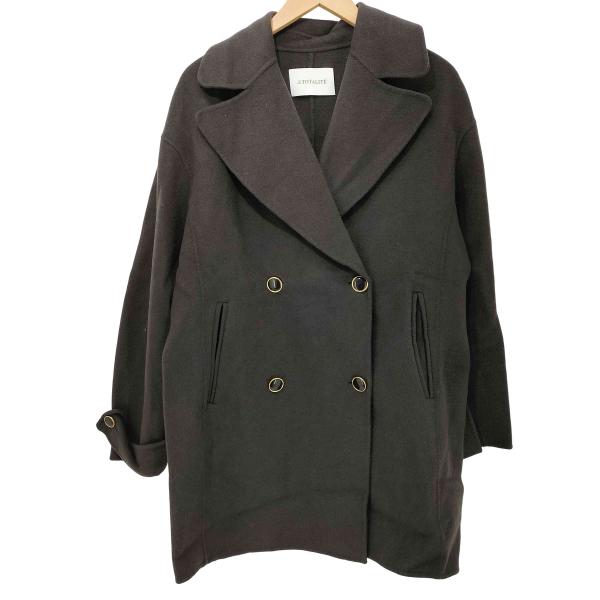 La Totalite(ラトータリテ) ウールナイロン リバーPコート レディース 表記無  中古 ...