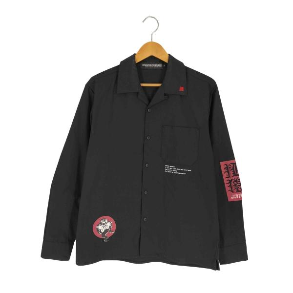 Rolling Cradle(ローリングクレイドル) バックプリント ワークシャツ メンズ JPN：...