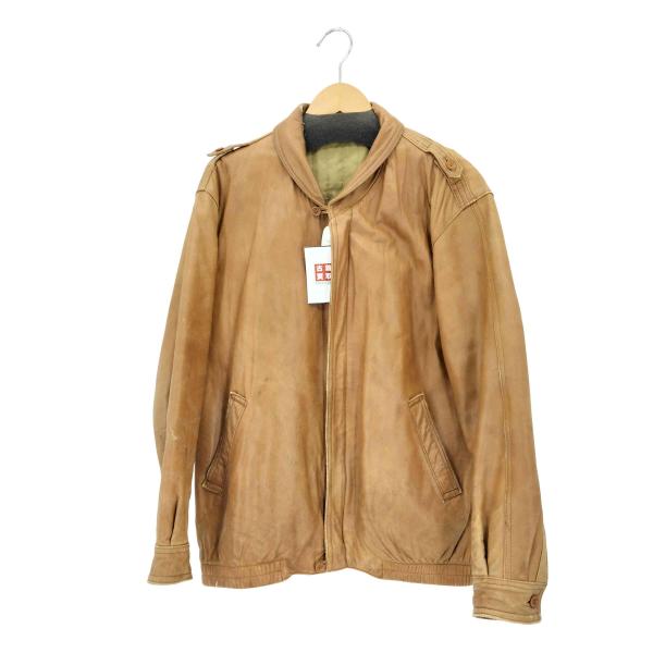 DURBAN(ダーバン) フロントジップ ロングスリーブ ラムレザージャケット メンズ 表記無  中...