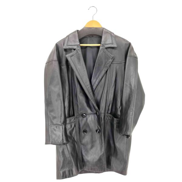 USED古着(ユーズドフルギ) イギリスラム レザージャケット メンズ  M 中古 古着 0847