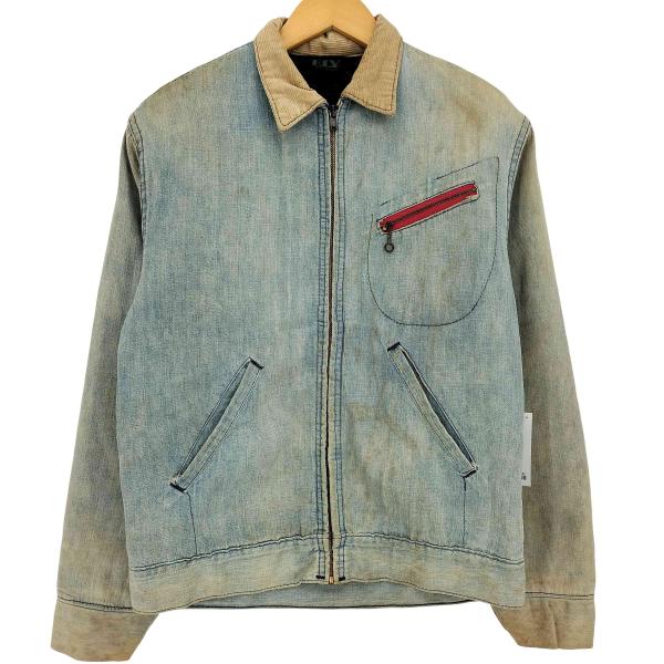 USED古着(ユーズドフルギ) ELY 60-70s 三角タグ 棒TALONジップ 裏地ブランケット...