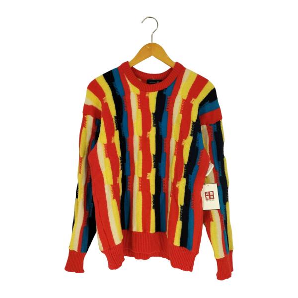 USED古着(ユーズドフルギ) DEMETRE 70-80S USA製 総柄 マルチカラー ロゴワッ...