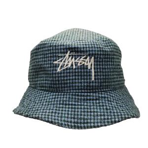 Stussy(ステューシー) Wool Check Big Stock Bucket Hat ウール チェ 中古 古着 0842