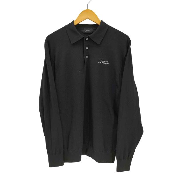 Saturdays NYC(サタデーズニューヨークシティ) 25AW LS Knit Polo ロン...