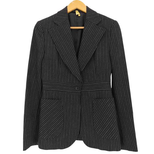 CoSTUME NATIONAL(コスチュームナショナル) イタリア製 1B ストライプ ウール テ...