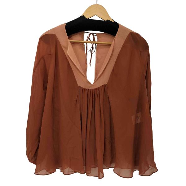 SEE BY CHLOE(シーバイクロエ) シルク100 バイカラー ブラウス レディース 表記無 ...