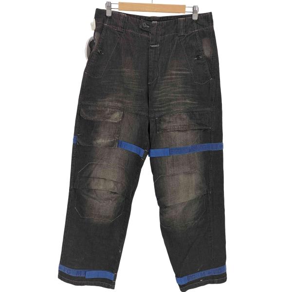 MARITHE FRANCOIS GIRBAUD(マリテフランソワジルボー) シャトルパンツ ブラッ...