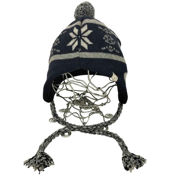 USED古着(ユーズドフルギ) OHESHIO BELL EARFLAP BEANIE  NAVY ...
