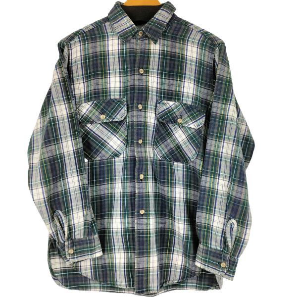 WOOLRICH(ウールリッチ) 70S チェック柄 L/S シャツ メンズ 表記無  中古 古着 ...
