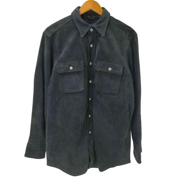 USED古着(ユーズドフルギ) CIGAR BRANCH 牛革 カウレザー リアル スエード シャツ...