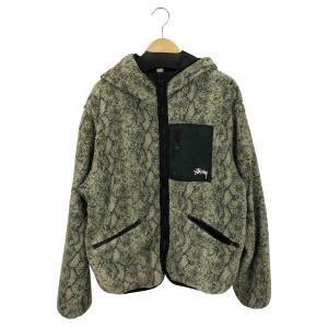 Stussy(ステューシー) Snake Jacquard Sherpa Reversible Jacke 中古 古着 0643