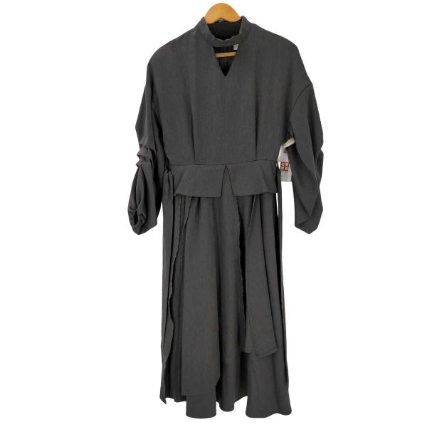 AMERI(アメリ) BALLOON SLEEVE DIMENSIONAL DRESS レディース ...