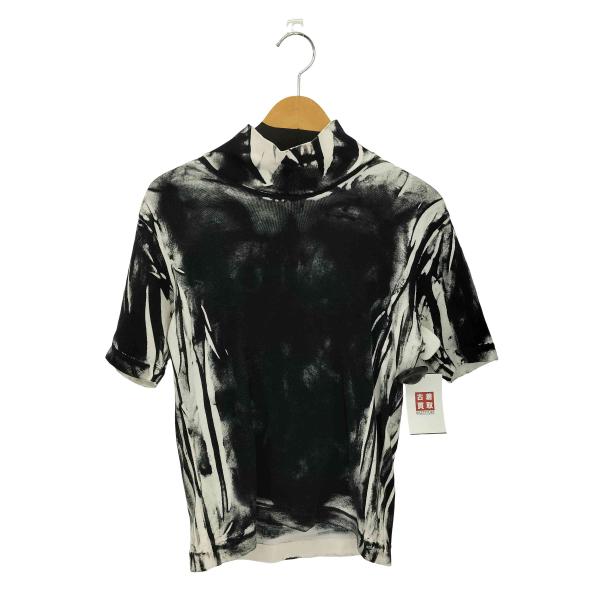 Ys(ワイズ) CIRCULAR RIB GARMENT CRUSH PRINT HIGH NECK...