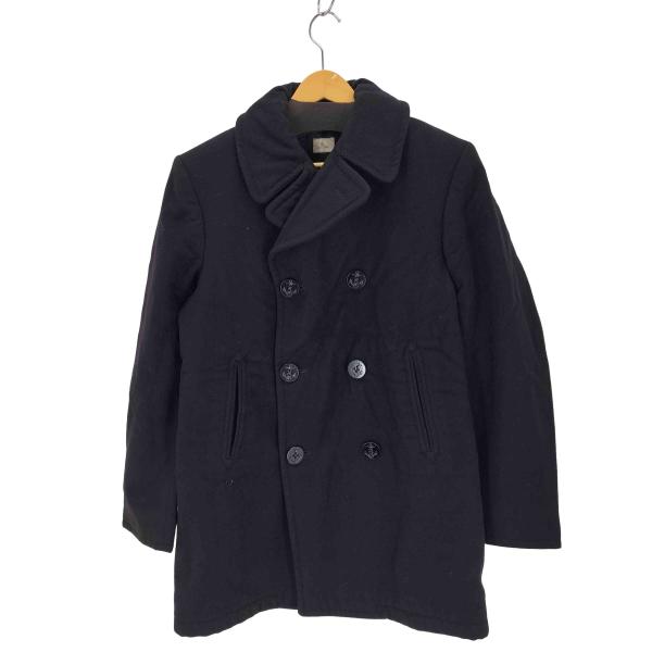 U.S.NAVY(ユーエスネイビー) 80S ウールPコート メンズ US：38  中古 古着 06...
