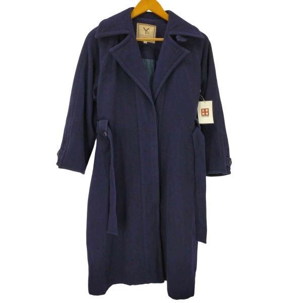 Ys(ワイズ) 80S 初期タグ 2WAY チンストラップ ウール トレンチ コート レディース  ...