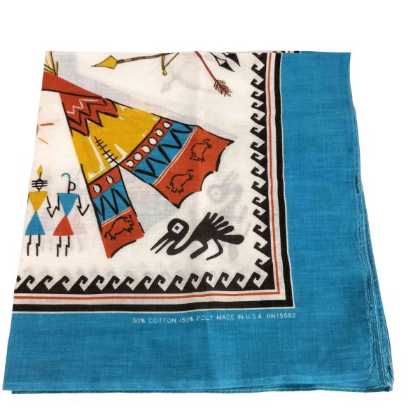 USED古着(ユーズドフルギ) 80S USA製 総柄バンダナ メンズ 表記無  中古 古着 102...
