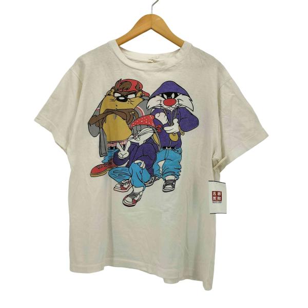 USED古着(ユーズドフルギ) 80-90S PEACH ボディ グラフィック プリント S/S ク...