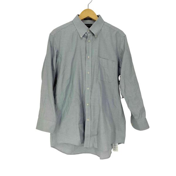 LANDS END(ランズエンド) NoIron ノーアイロン ボタンダウンシャツ メンズ  43-...