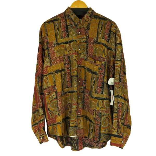 USED古着(ユーズドフルギ) 80S {{at all Hazards }} 総柄 L/S シャツ...