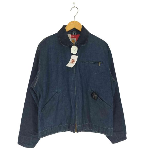 Carhartt(カーハート) 80s 86年製 USA製 YKKジップ 裏地キルティングデニムデト...