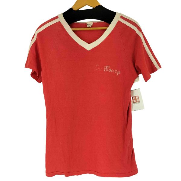 Champion(チャンピオン) 80S MADE IN USA 白ライン ロゴプリント S/S カ...