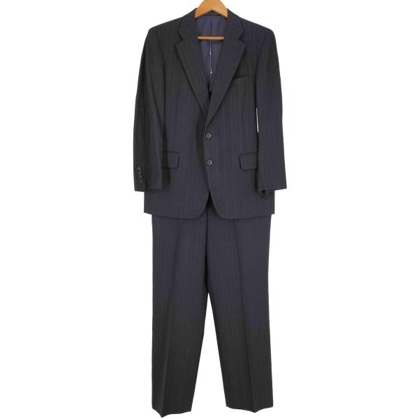 BURBERRYS(バーバリーズ) 80S ウール100％ ストライプ 背抜き 2Bテーラードジャケ...