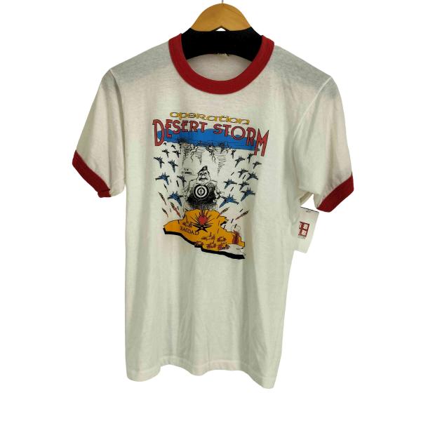 SCREEN STARS(スクリーンスターズ) 80-90S USA製 フロントプリント S/S リ...