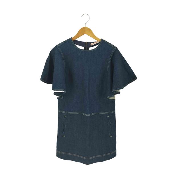 SEE BY CHLOE(シーバイクロエ) デニムフレアスリーブワンピース レディース  34 中古...