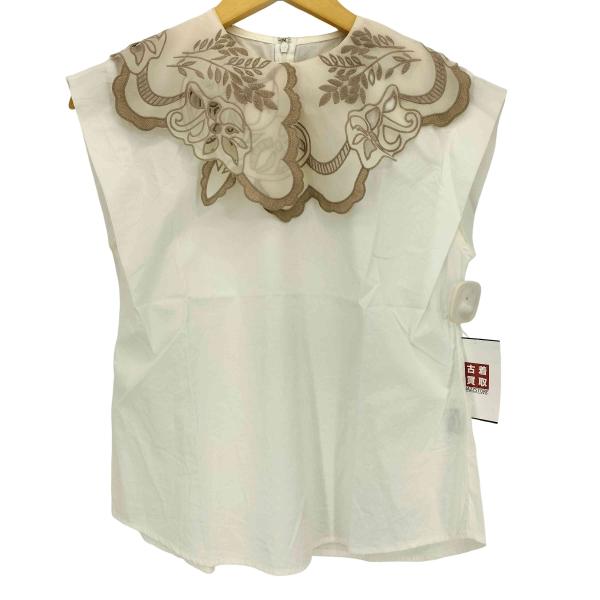 AMERI(アメリ) SHEER BIG COLLAR BLOUSE レディース FREE  中古 ...