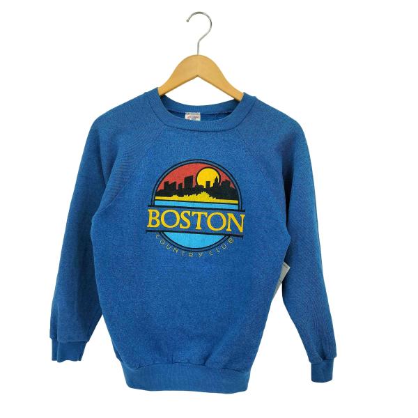 USED古着(ユーズドフルギ) 80S フロントプリント ラグラン スウェット レディース  M 中...