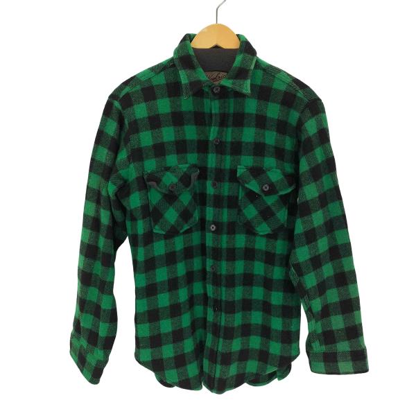 WOOLRICH(ウールリッチ) 90s USA製 バッファローチェック ネルシャツ メンズ JPN...
