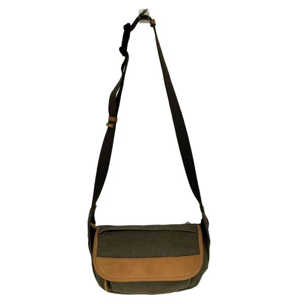 L.L.Bean(エルエルビーン) キャンバス レザー マルチポケット メッセンジャーバッグ メンズ...