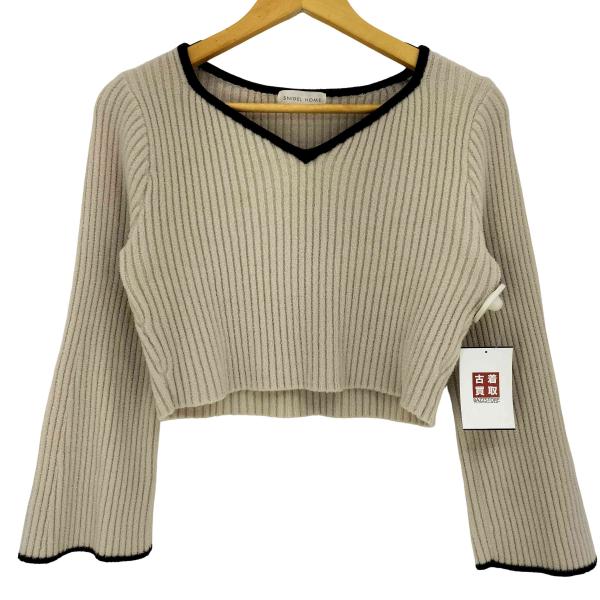 SNIDEL HOME(スナイデルホーム) CreamyTouch パイピング ニット レディース ...