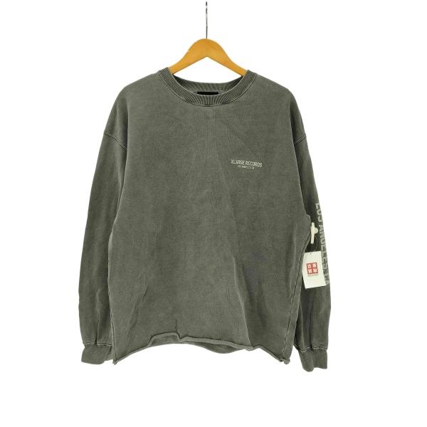 XLARGE(エクストララージ) 23AW PIGMENT DYED RAW EDGE CREWNE...