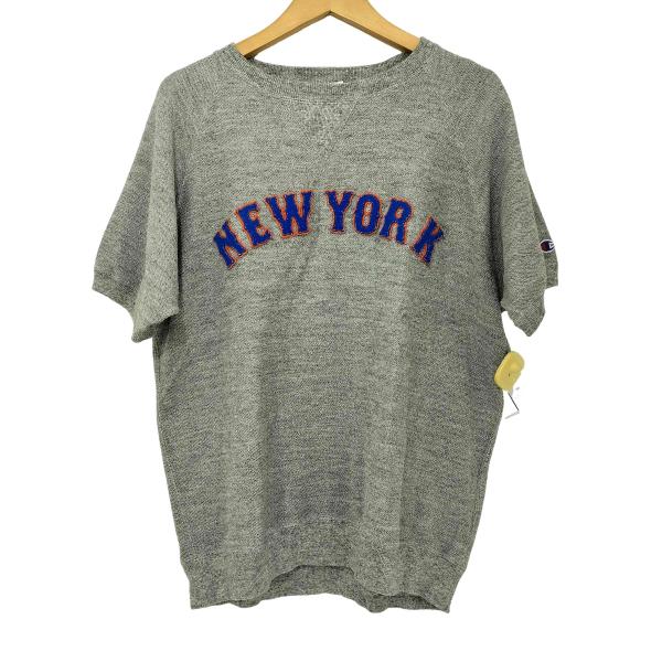 Champion(チャンピオン) NEW YORK ロゴ ワッペン Vガゼット フレンチテリー S/...