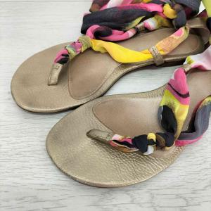 UGG(アグ) スカーフリボン トングサンダル...の詳細画像4