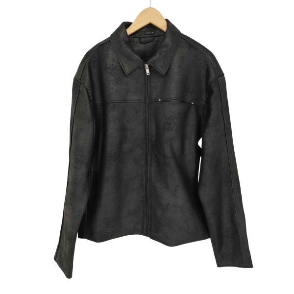ZARA(ザラ) フェイクレザージャケット メンズ import：L  中古 古着 0804