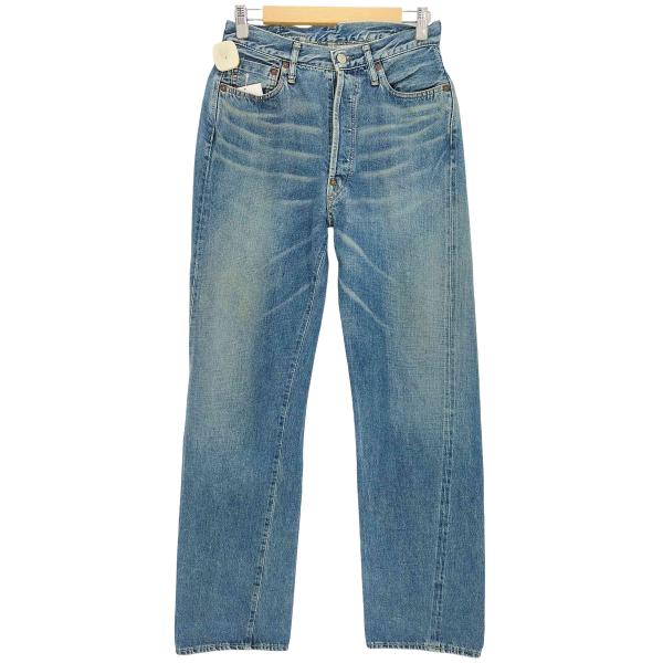 Denime(ドゥニーム) シンチバック 赤耳 コインポケット ボタンフライ ストレートデニム メン...