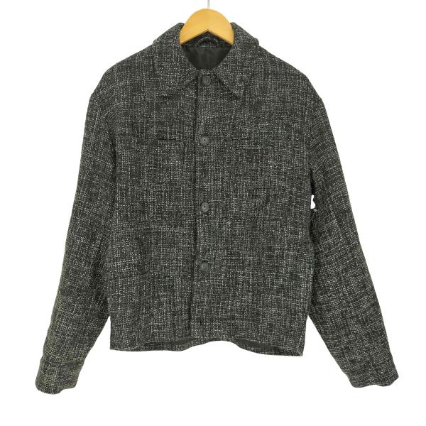 ZARA(ザラ) テクスチャー シャツジャケット メンズ import：S  中古 古着 1242