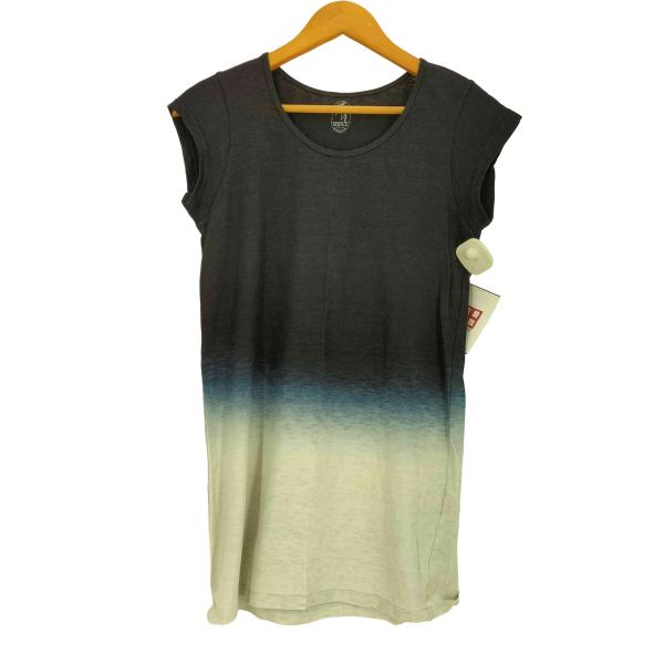 45R(フォーティーファイブアール) HURA 藍染グラデーション ロングTシャツ レディース JP...