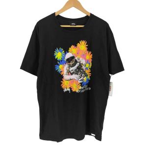 Stussy(ステューシー) 宇宙飛行士 フラワー プリント Astronaut Tee メンズ L 中古 古着 0929