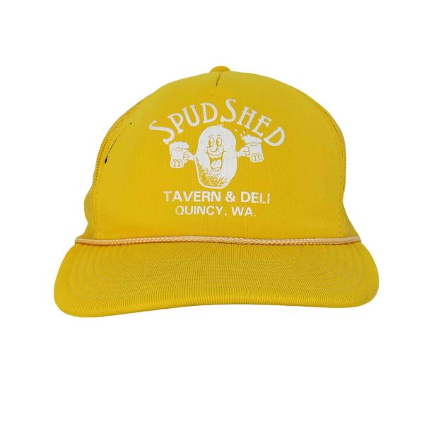 USED古着(ユーズドフルギ) {{W.H}} SPUD SHED プリント メッシュキャップ メン...