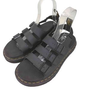 Dr.Martens◇PEARSON II/つま先ダメージ有/サンダル/UK6/ブラック