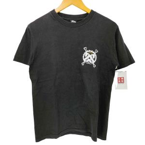 Stussy(ステューシー) 00s OLD 両面プリント クルーネック Tシャツ メンズ import： 中古 古着 0942
