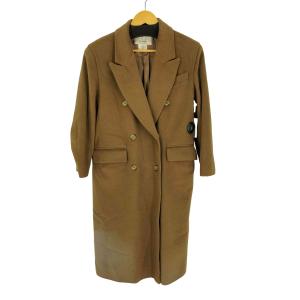 JAEGER(イエーガー) イギリス製 カシミア混 ステンカラーコート メンズ UK：8 中古 古着 0245